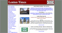 Desktop Screenshot of lentontimes.co.uk